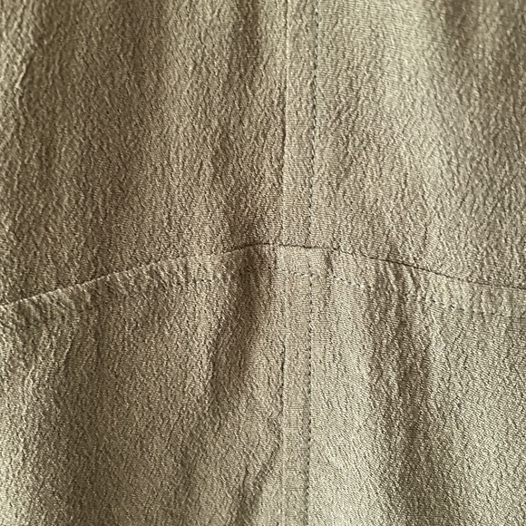 Madewell Fairsky Tunic Dress in Olive Green w Hi Lo Hems with MEASUREMENTS! XS - Picture 10 of 11